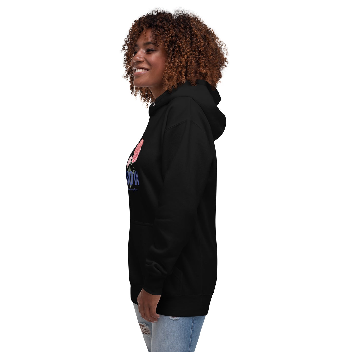 Grow positiv thoughts Hoodie