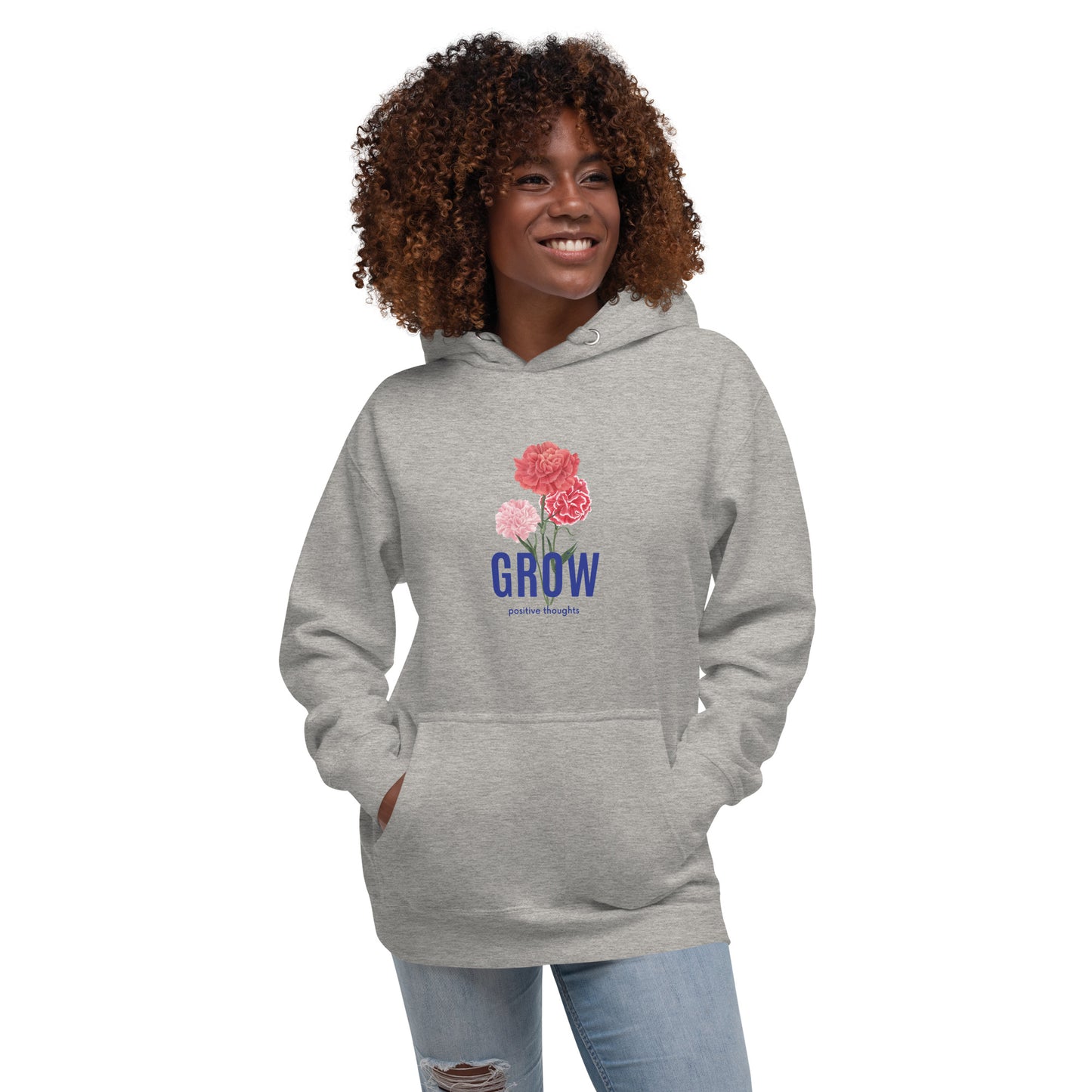 Grow positiv thoughts Hoodie