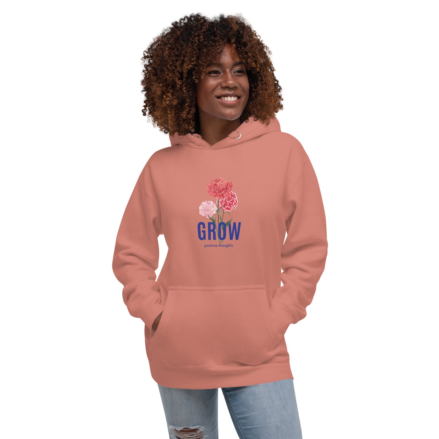 Grow positiv thoughts Hoodie