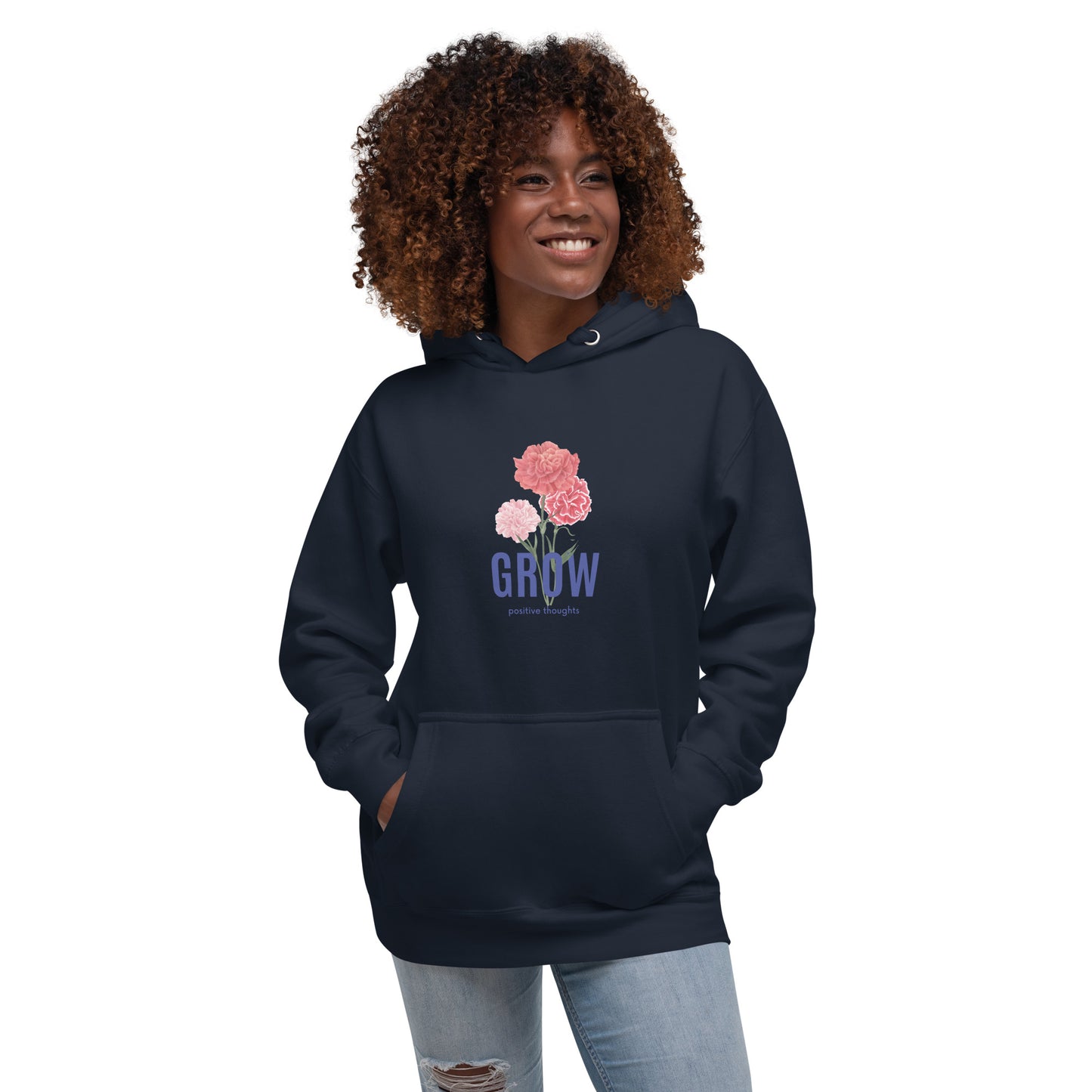 Grow positiv thoughts Hoodie