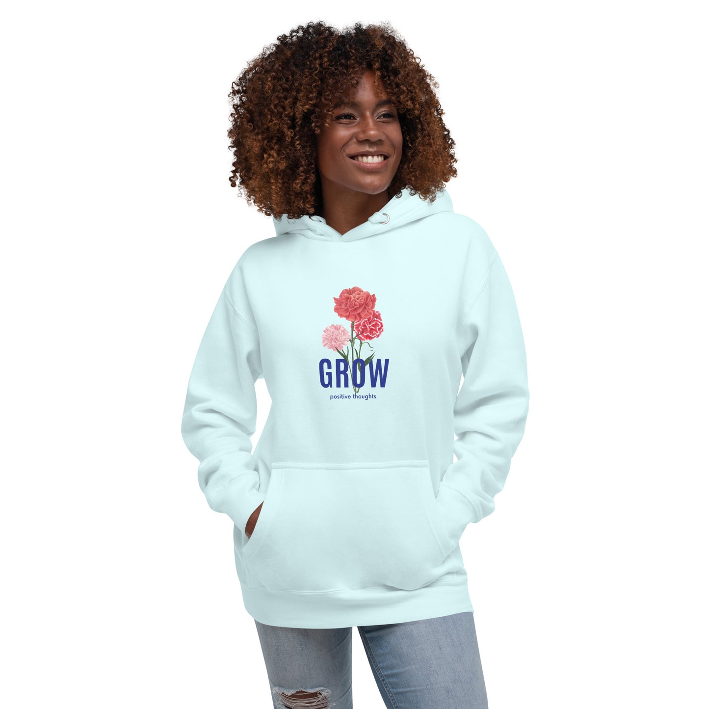 Grow positiv thoughts Hoodie