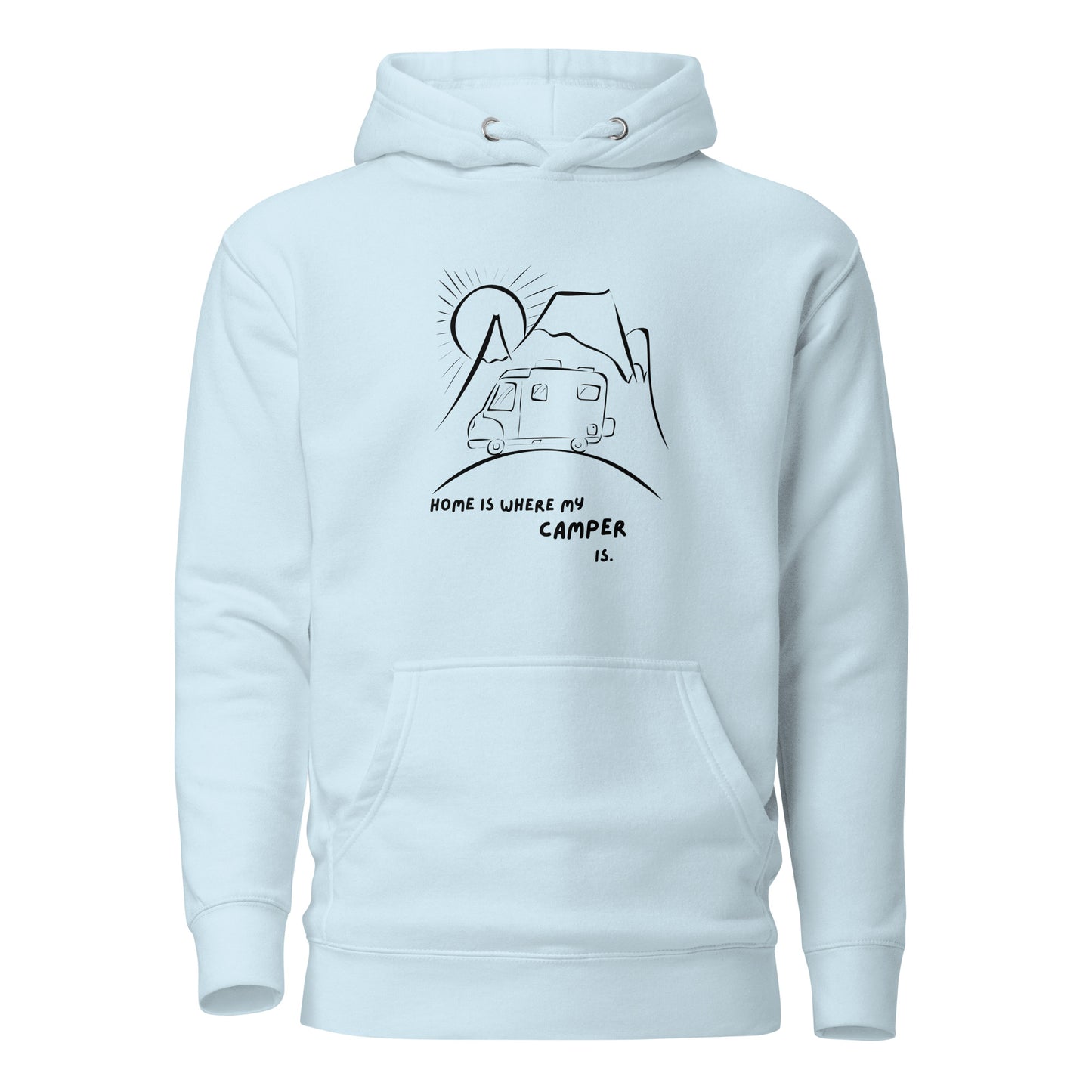 Home is where my camper is Unisex Hoodie