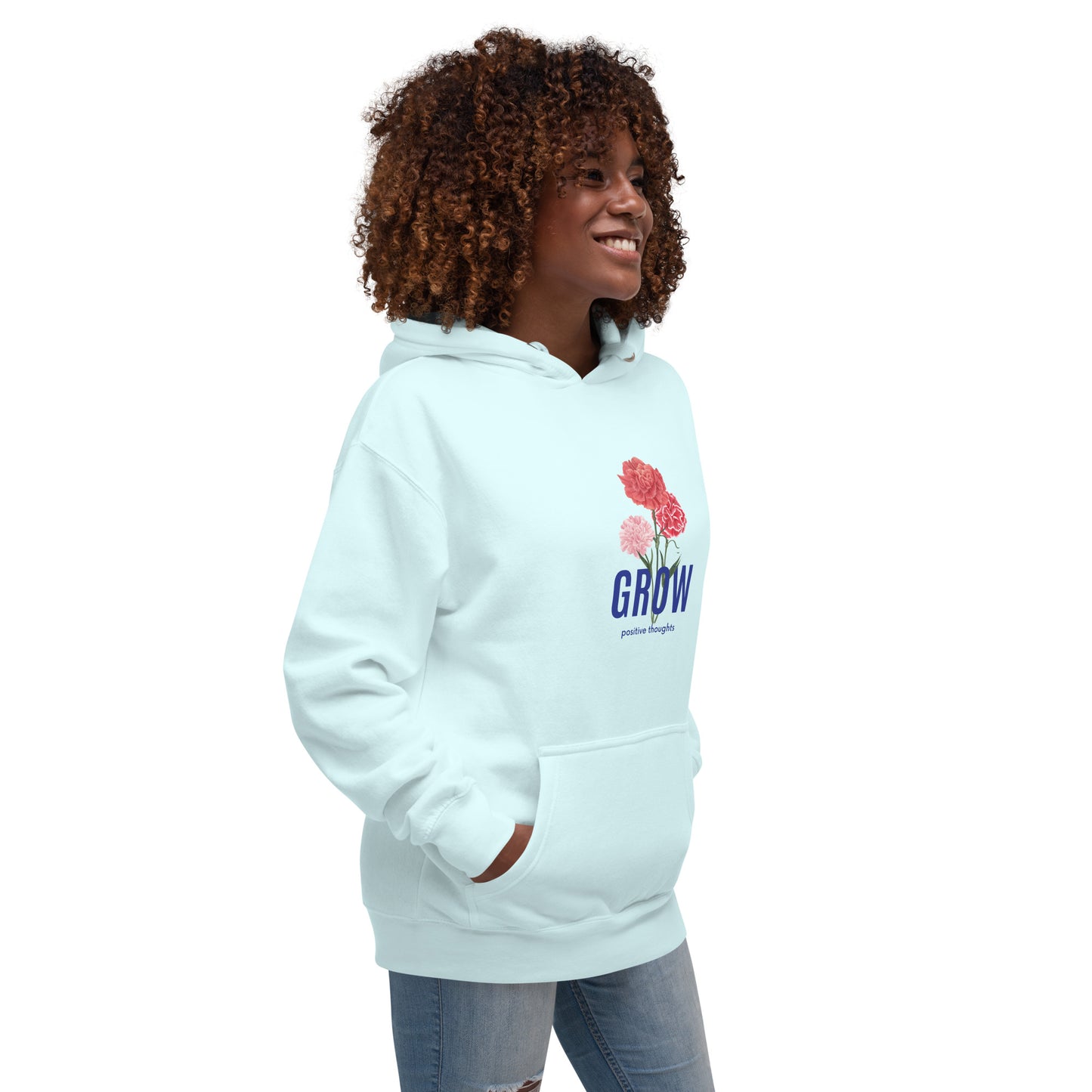 Grow positiv thoughts Hoodie