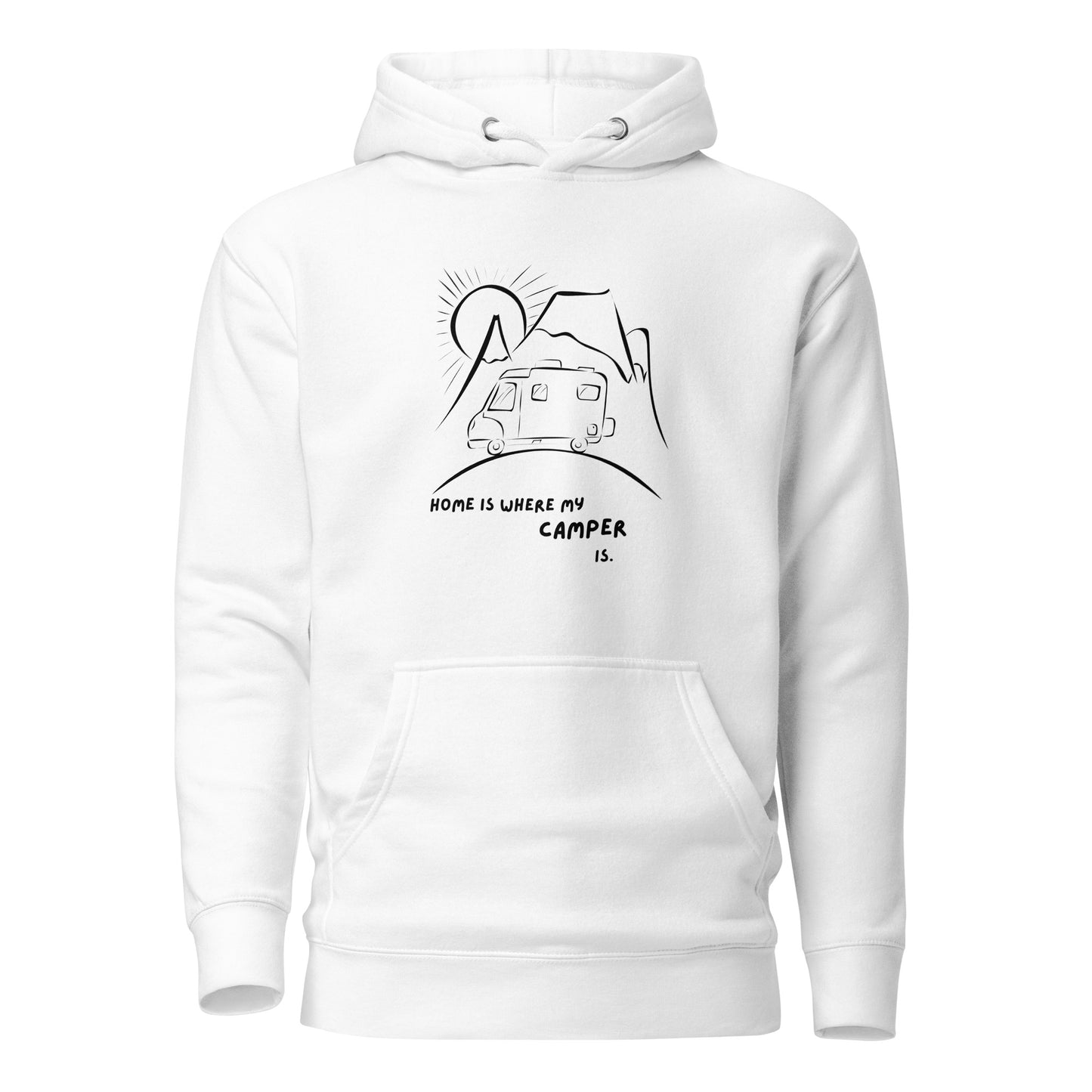 Home is where my camper is Unisex Hoodie